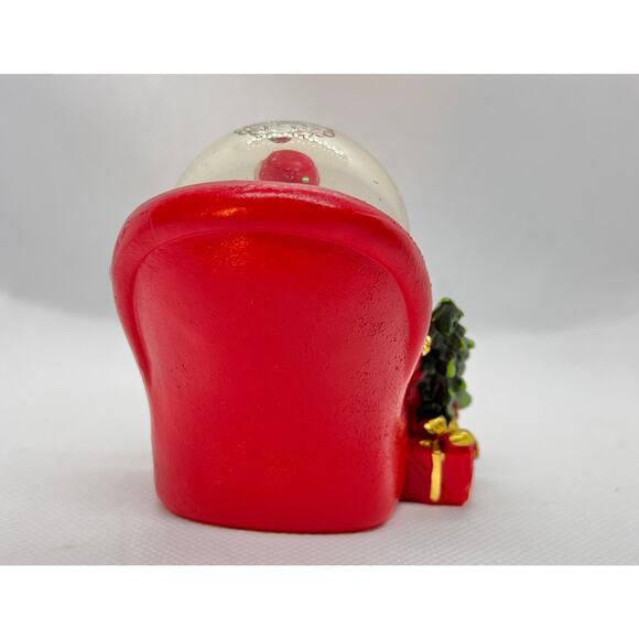 3in Mini Christmas Snow Globe for the Holidays Charm – Snowman & Teddy Bear - Picture 4 of 9